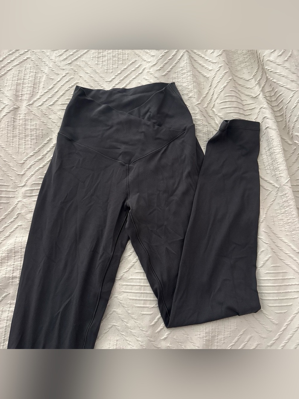 aerie High-Waist V-Cut Leggings - Dark Gray